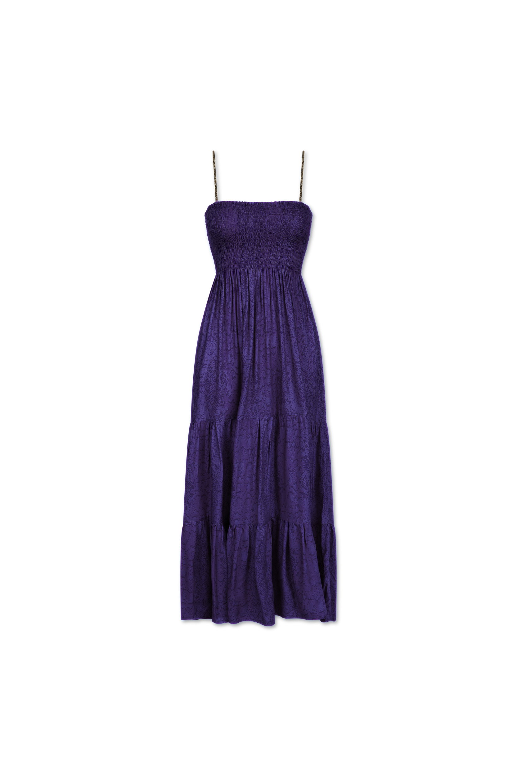 Gaia in Snake Print in Nightshade