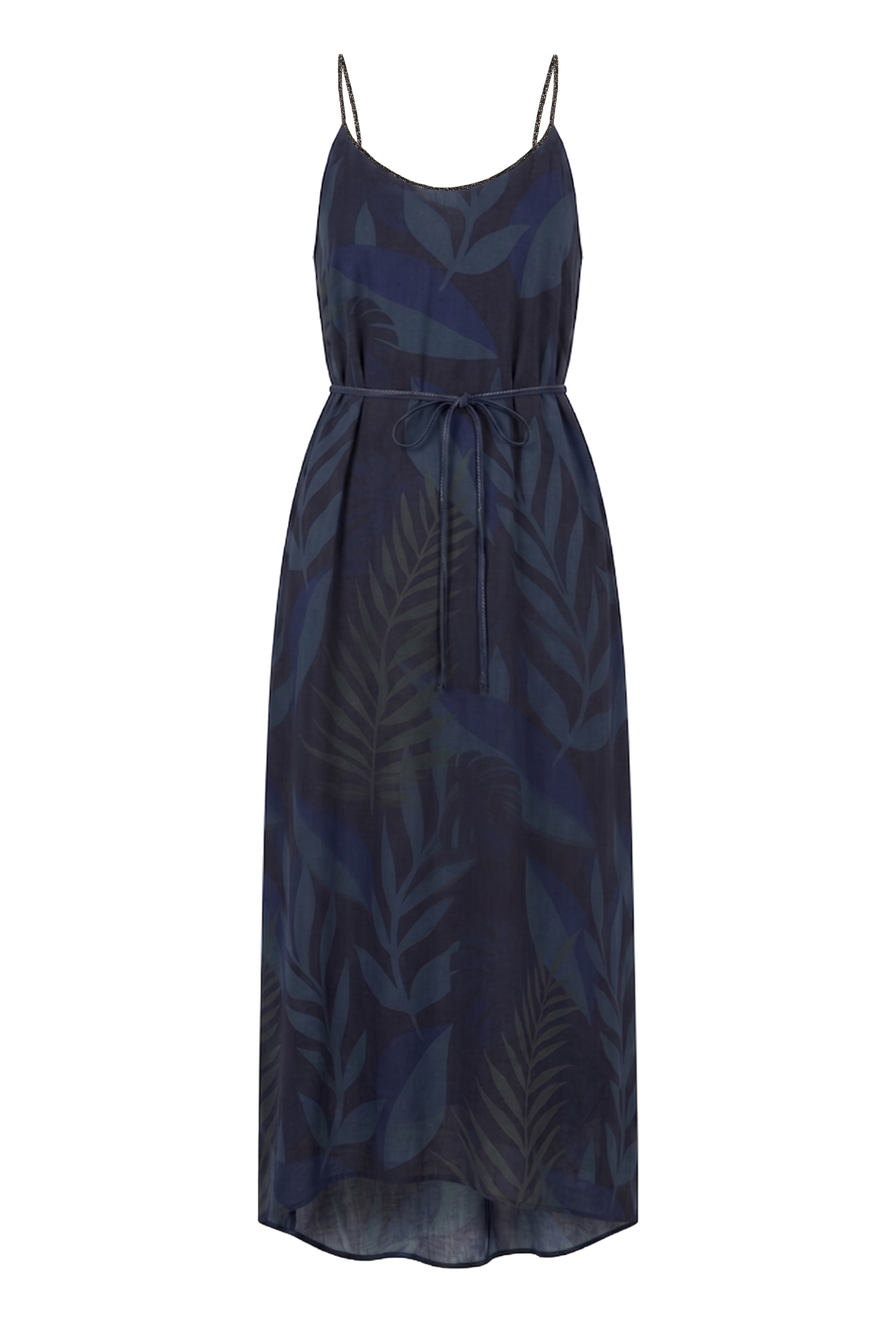 Hestia Dress in Midnight Tropica Print