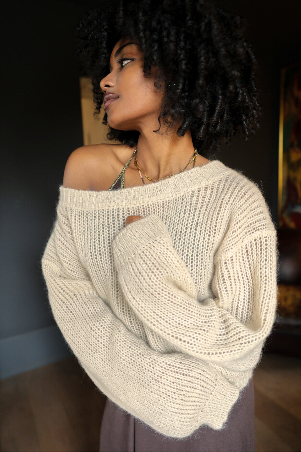 Jumper in Clotted Cream