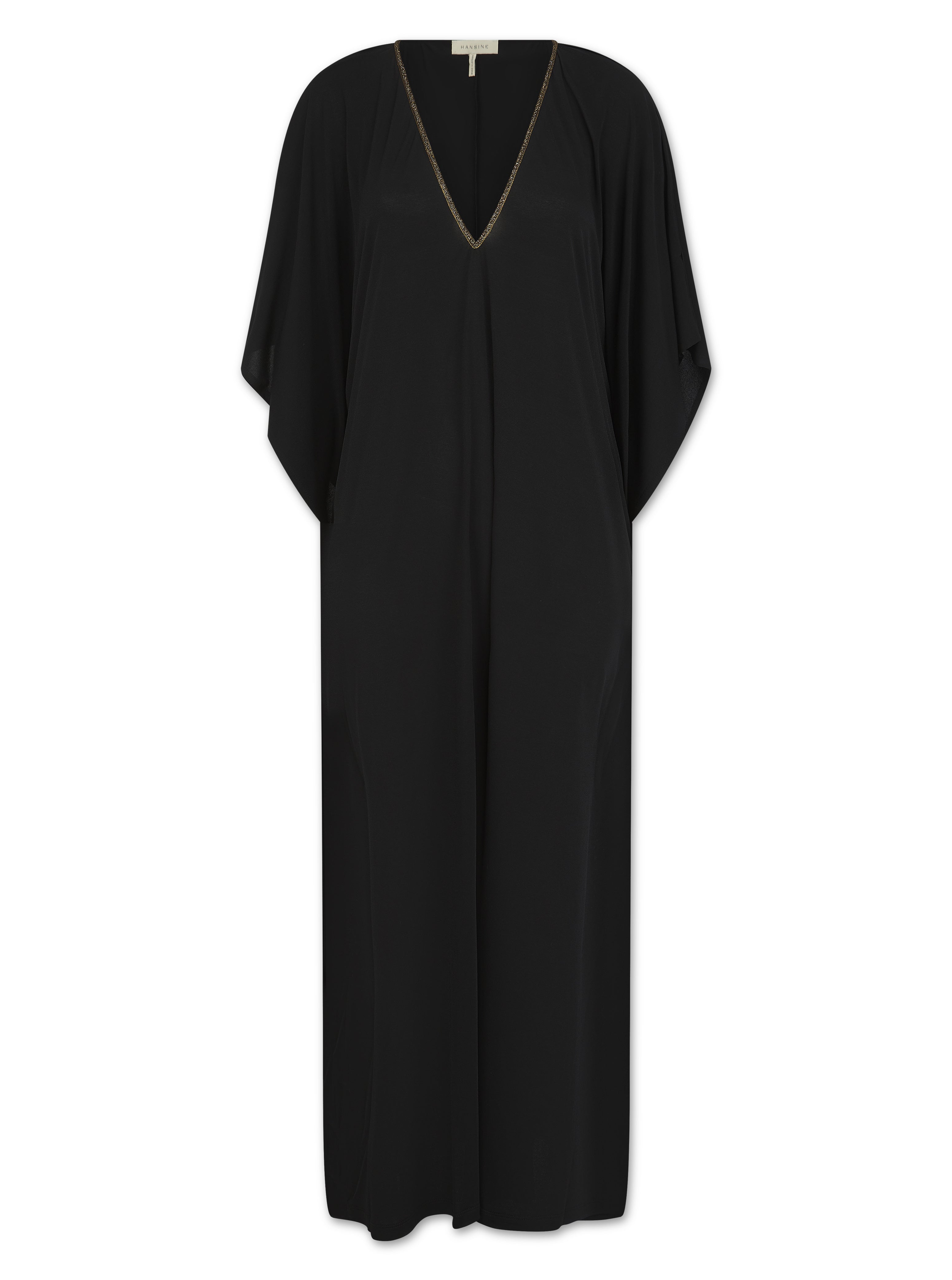 Aphrodite Dress in Black Jersey