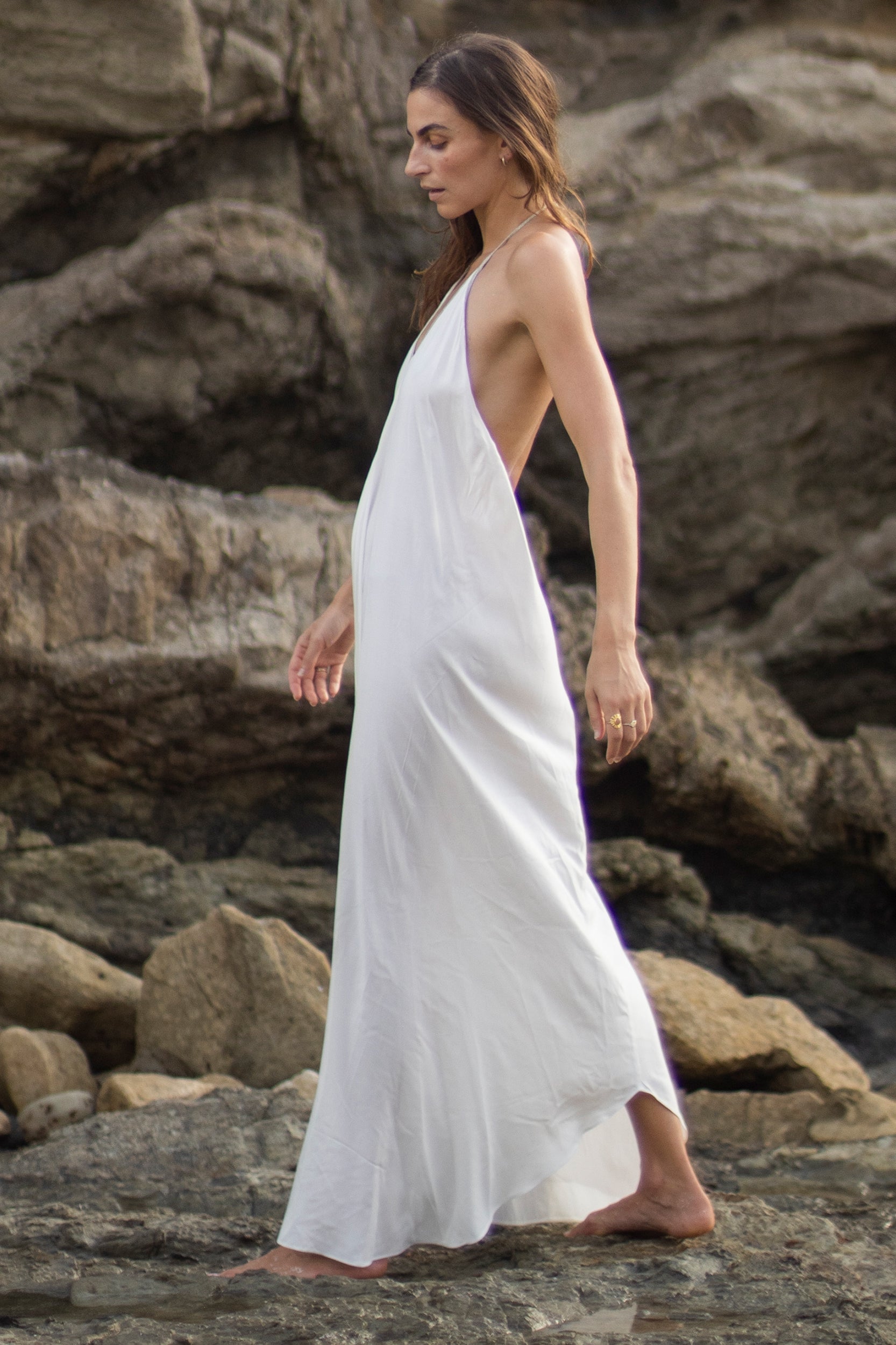 Rhodes Dress in Pure White