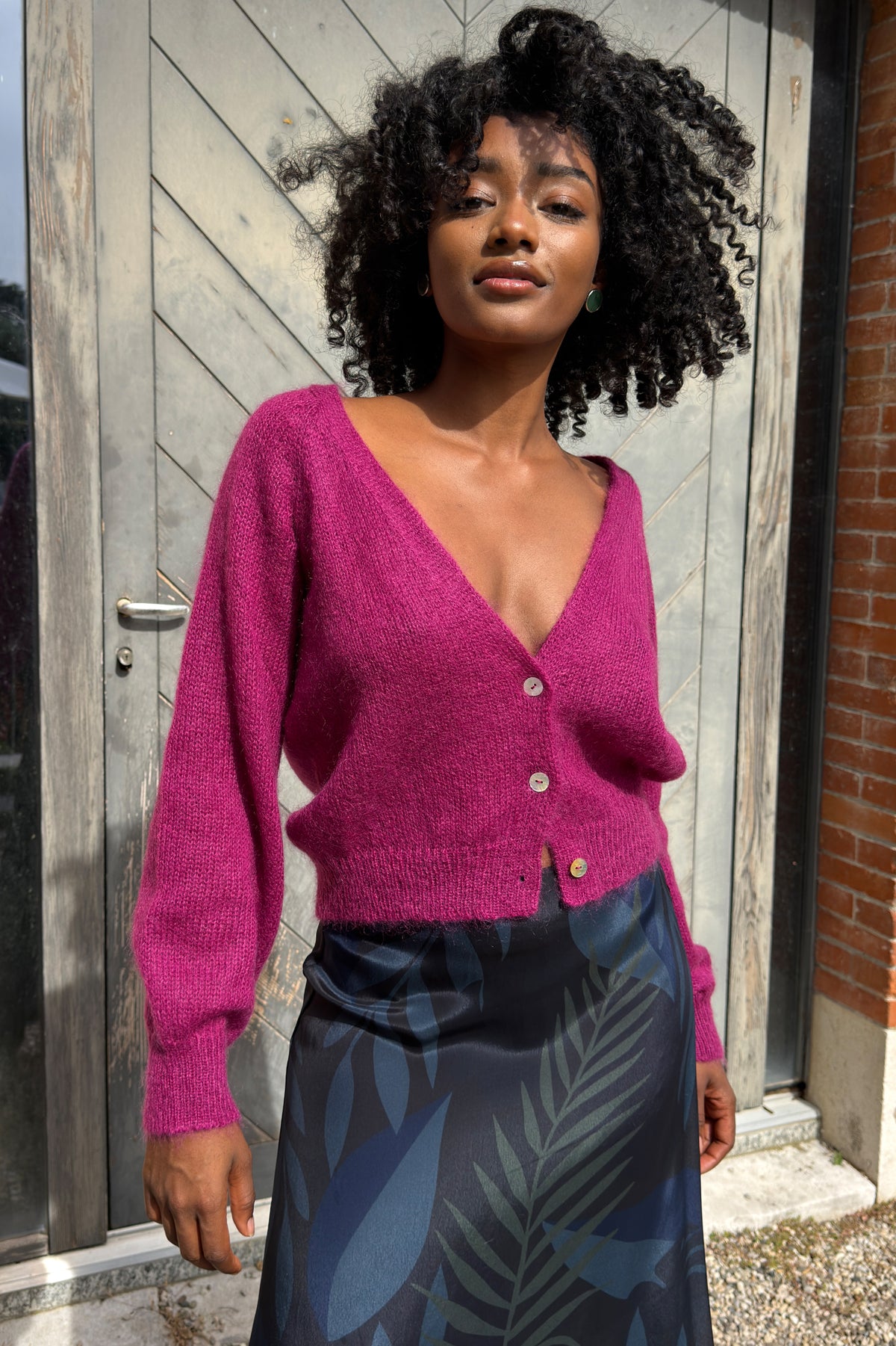 Chiquito Cardigan in Magenta