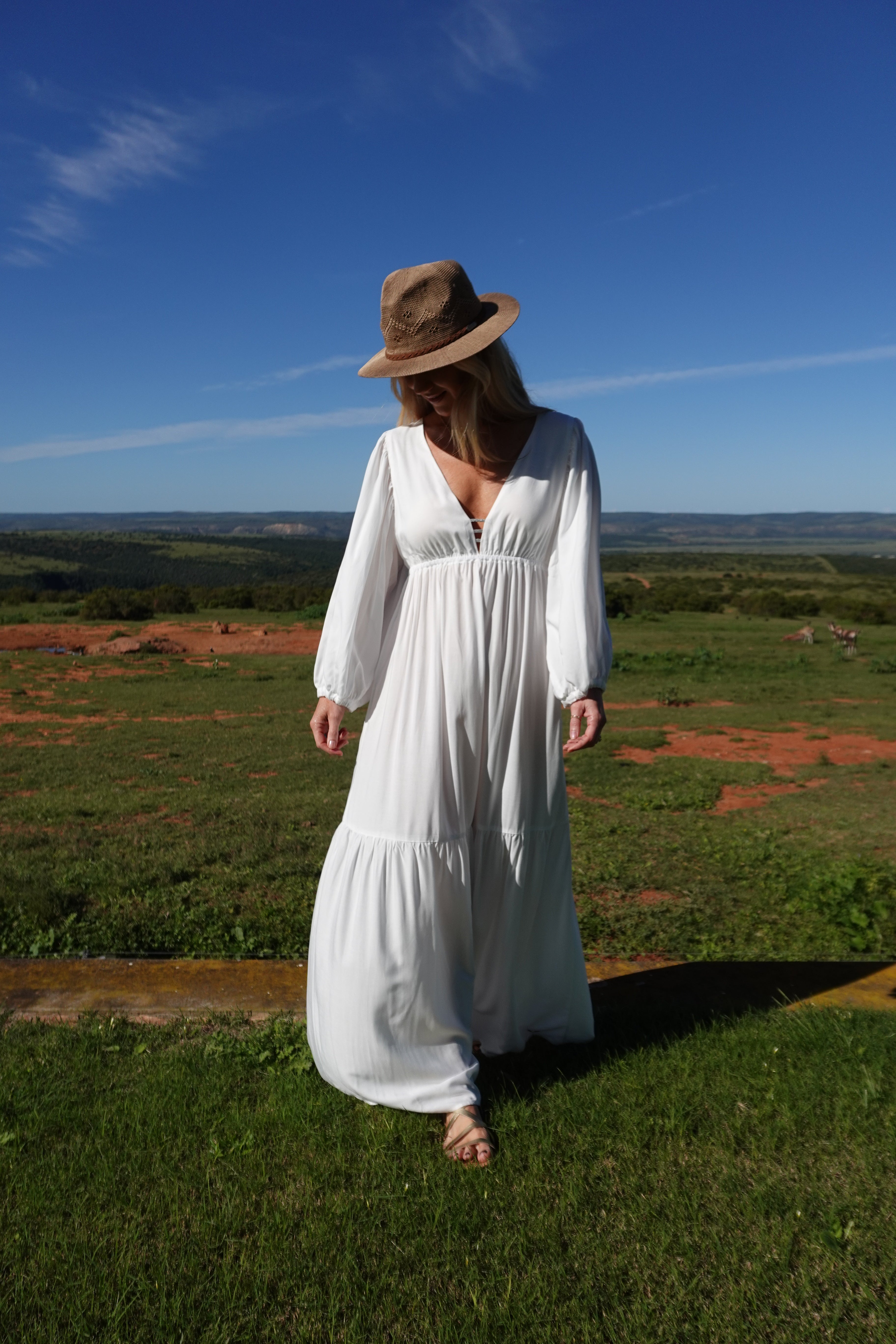 Lyra Dress in White