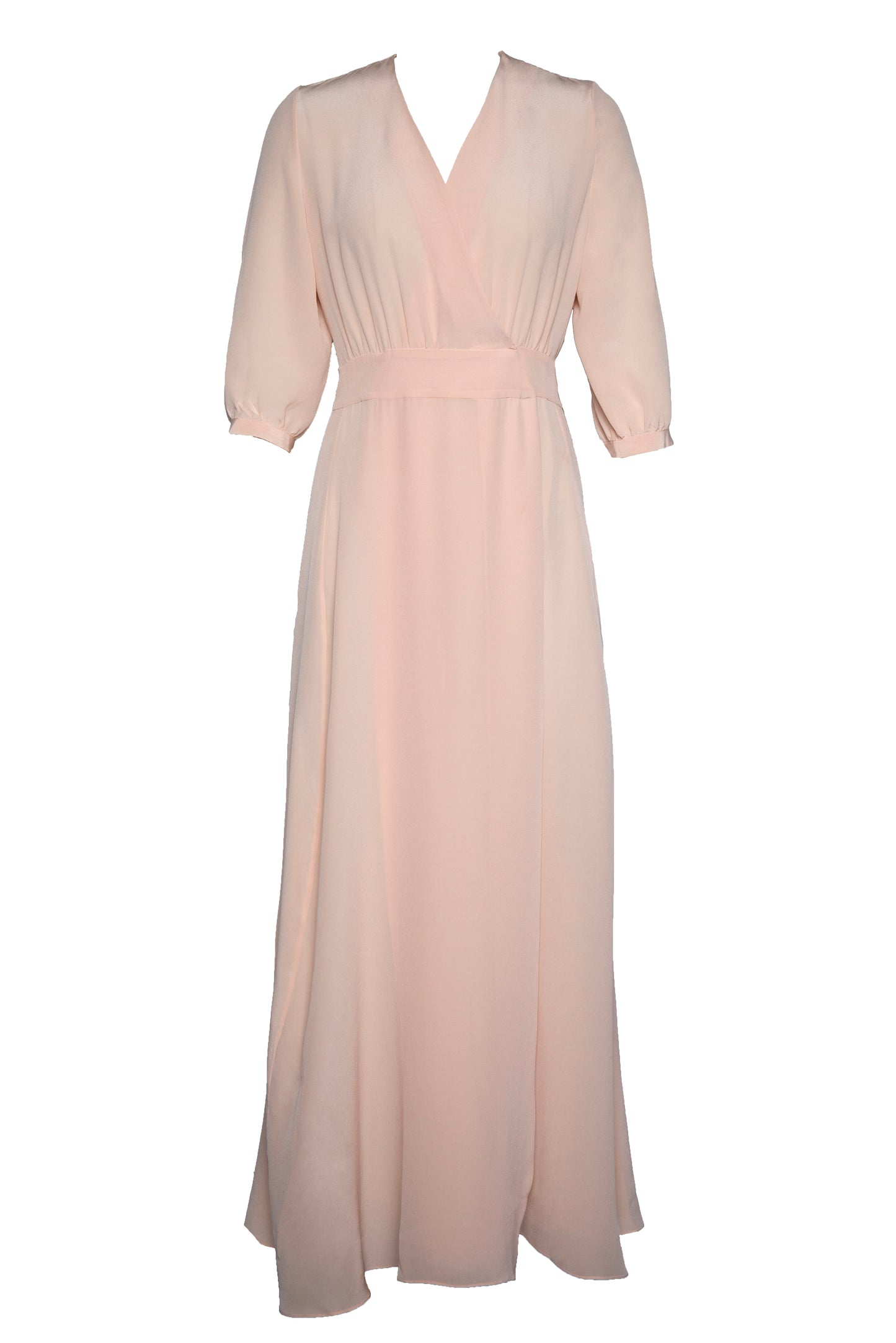 Athena Dress in Sand Blush