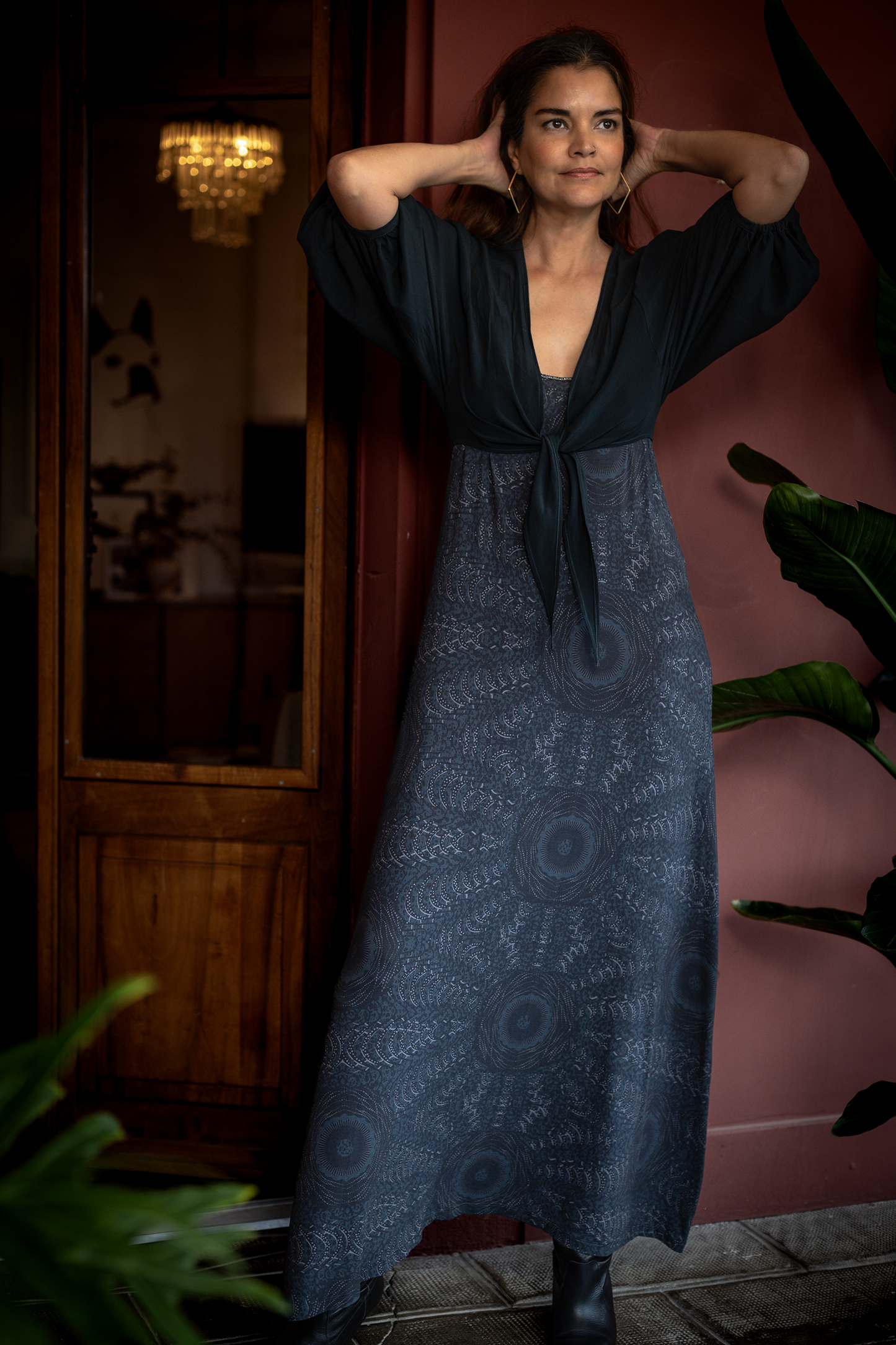 Bolero in Block Silk
