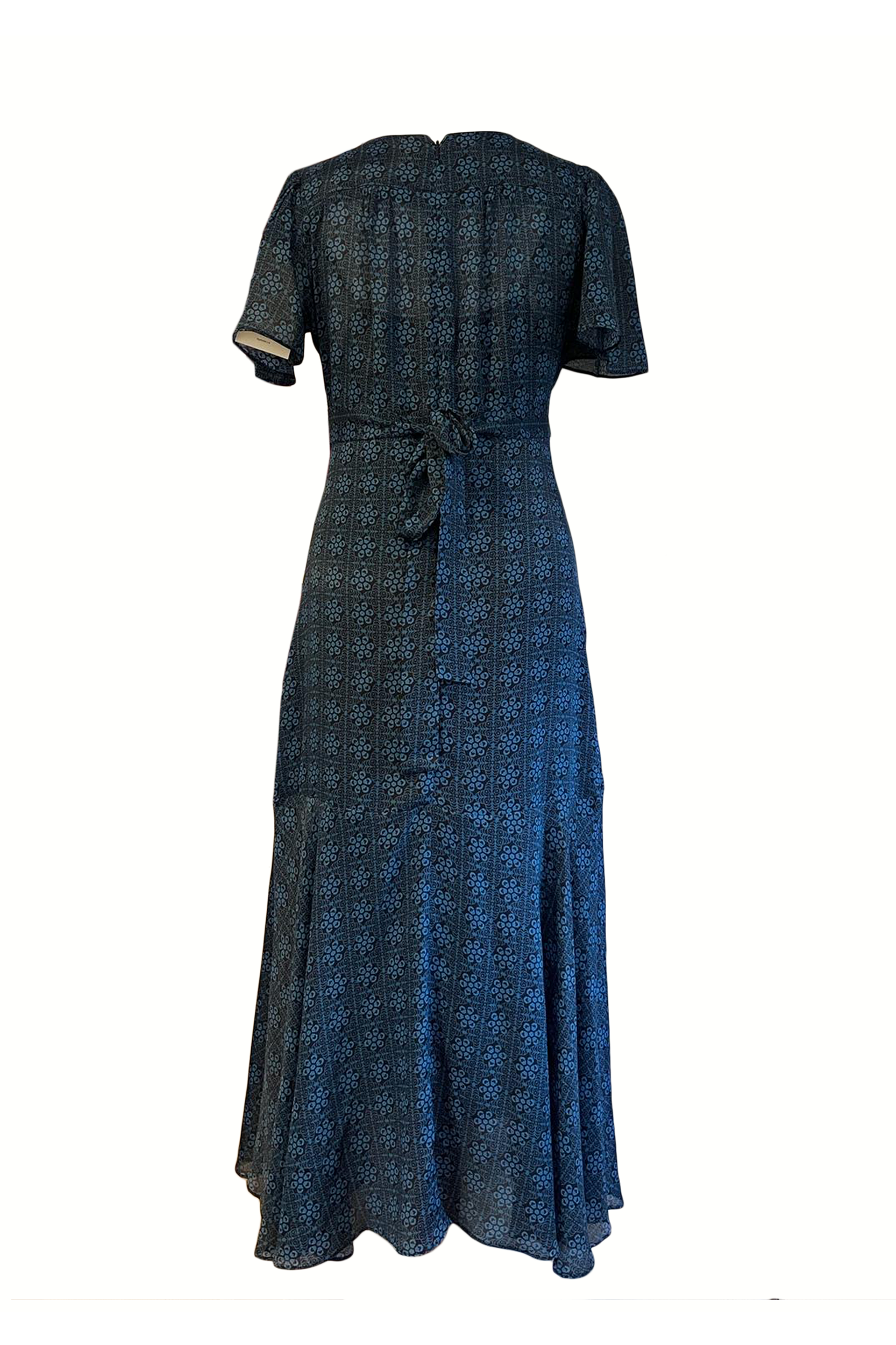 Iris in Vintage Petal Print in Midnight