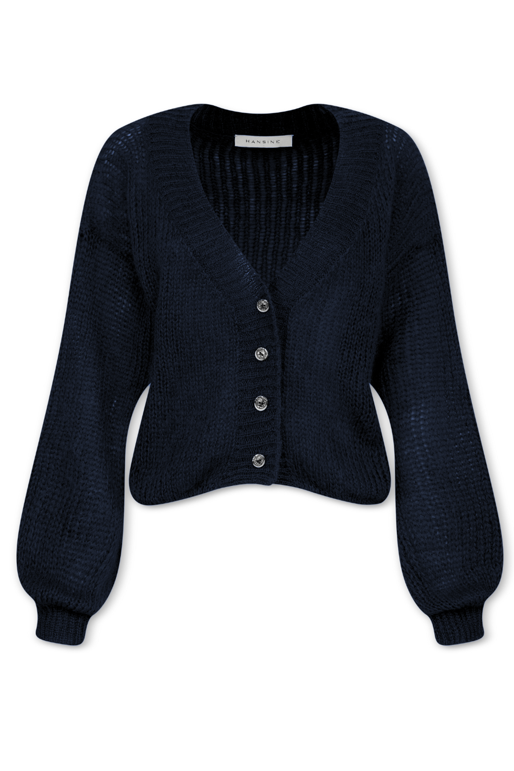 Cropped Cardigan in Midnight