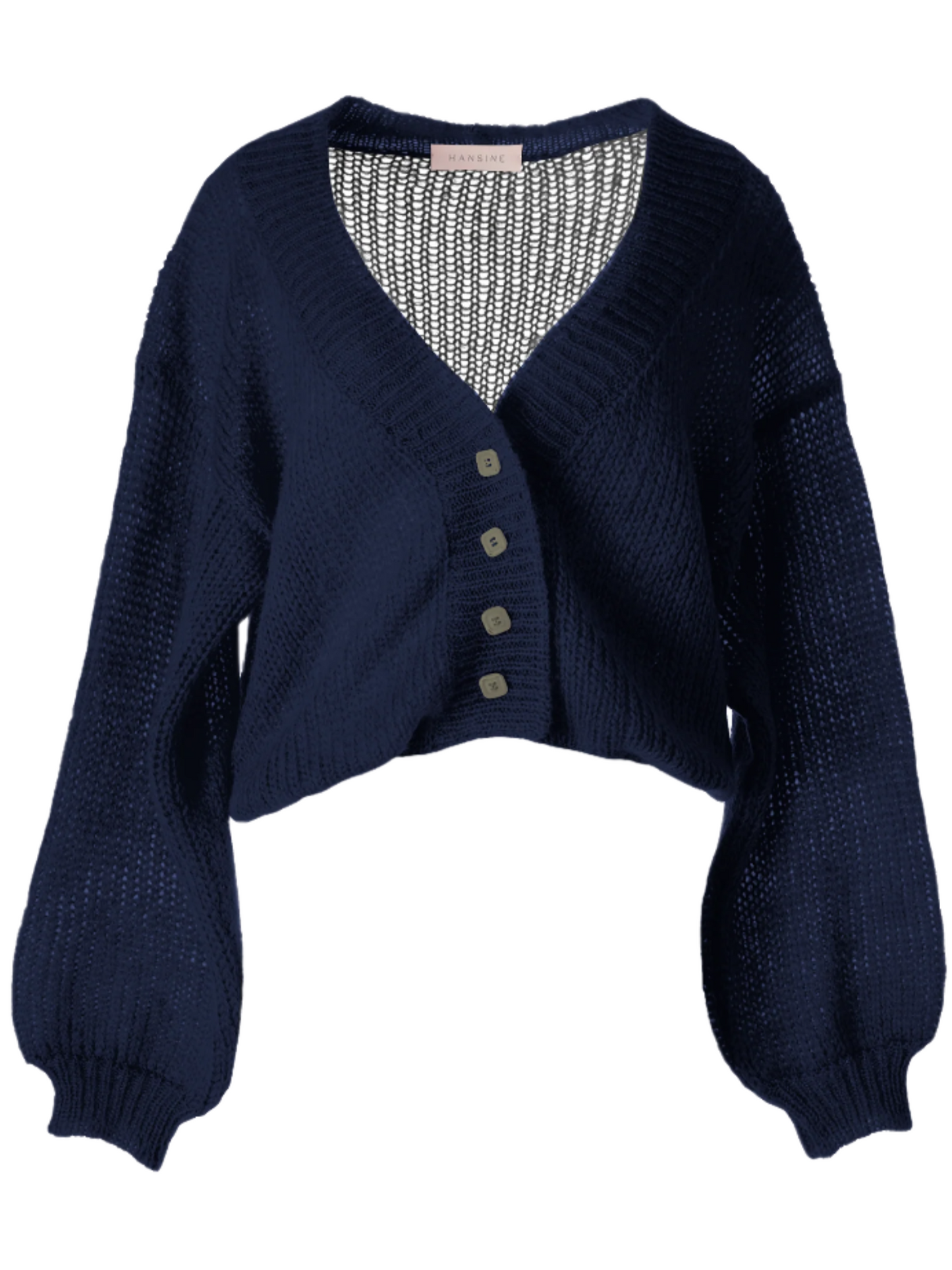 Cropped Cardigan in Midnight