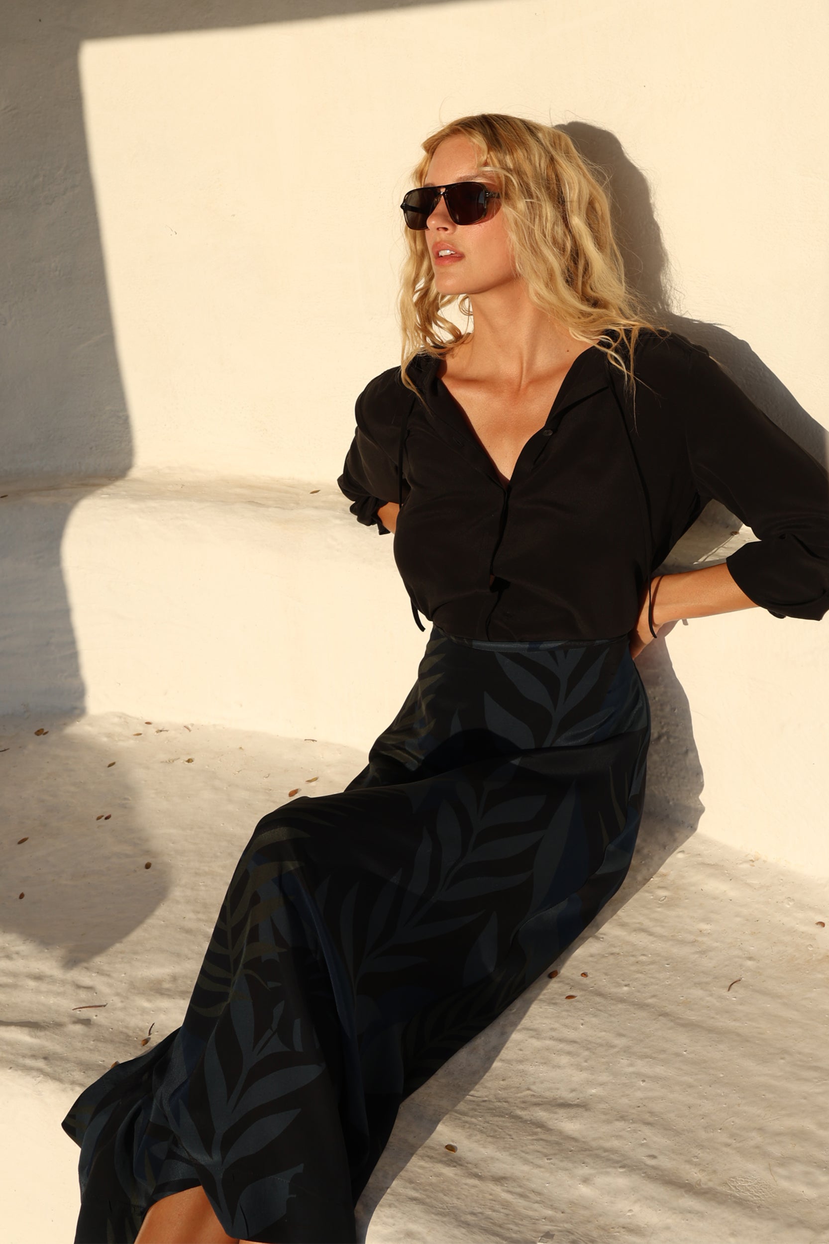 Melia Shirt in Black