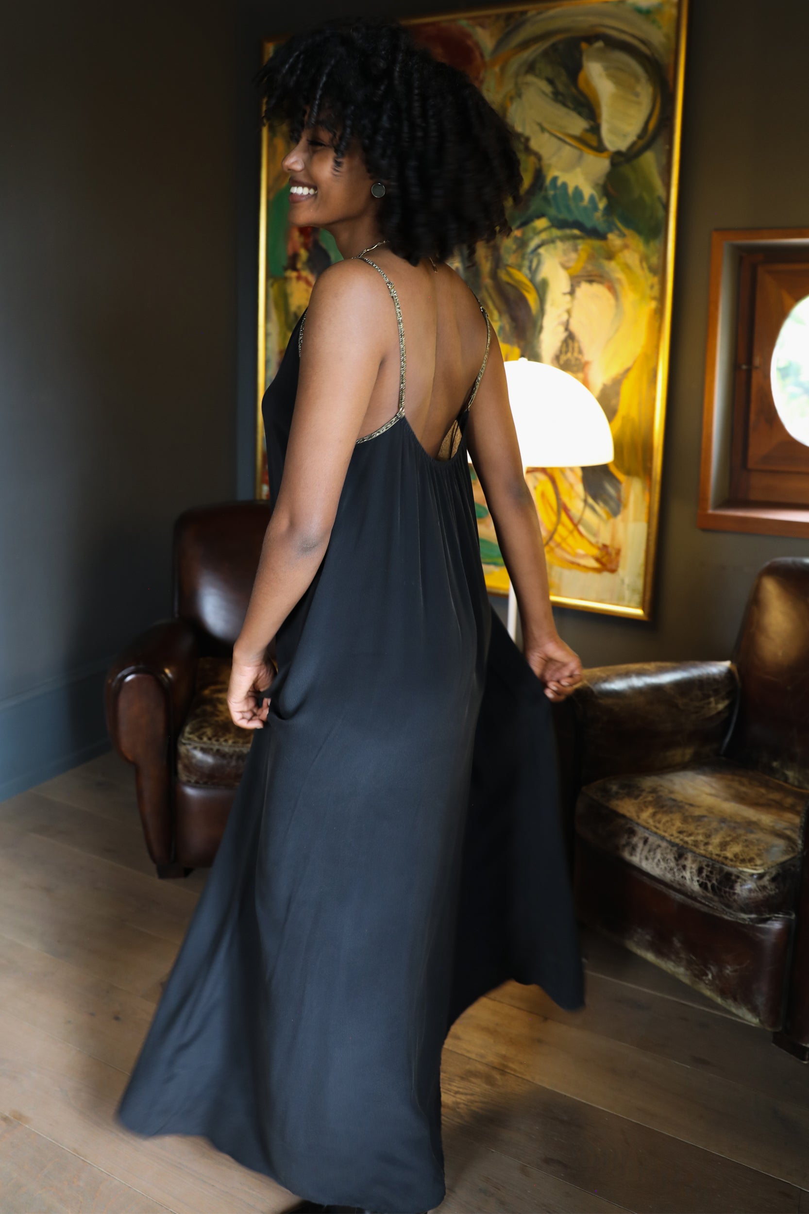 Hestia Dress in Black