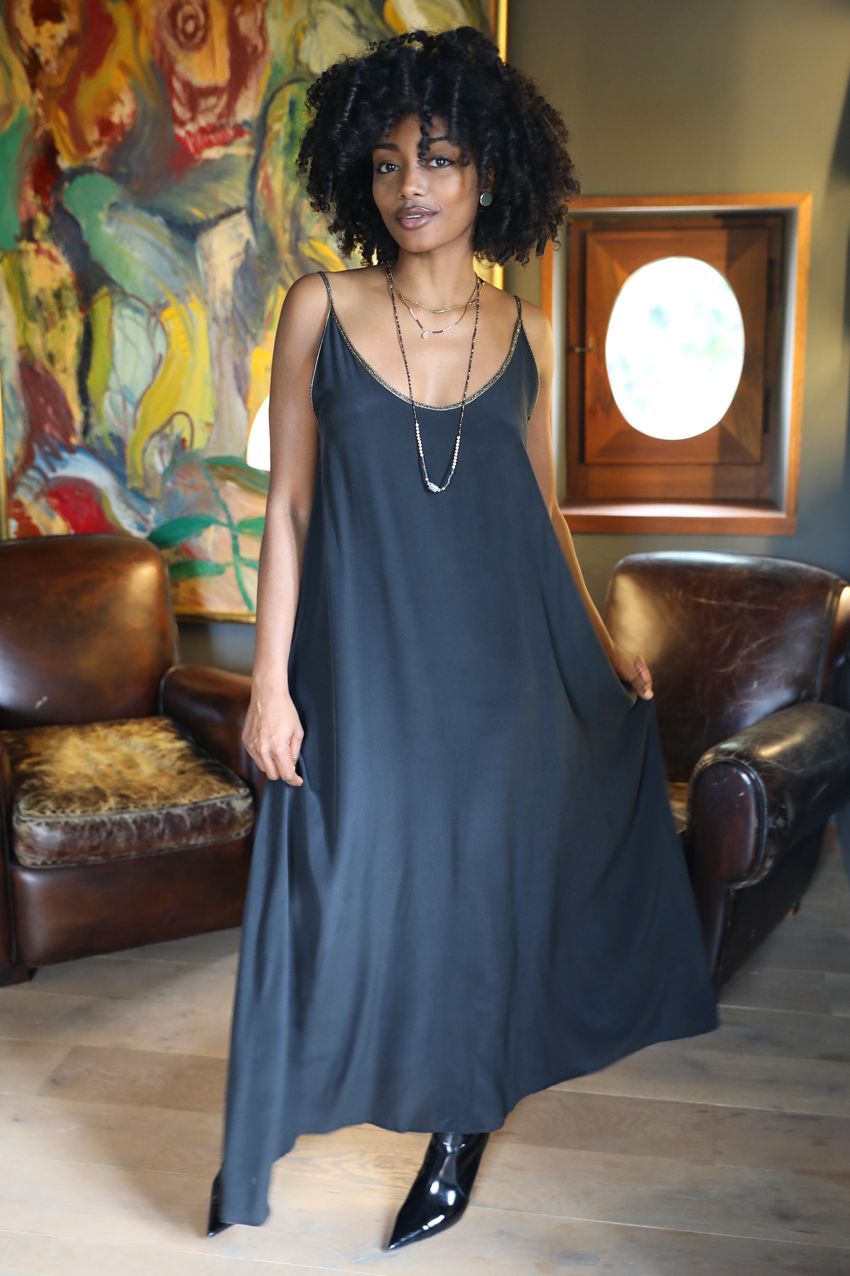 Hestia Dress in Black