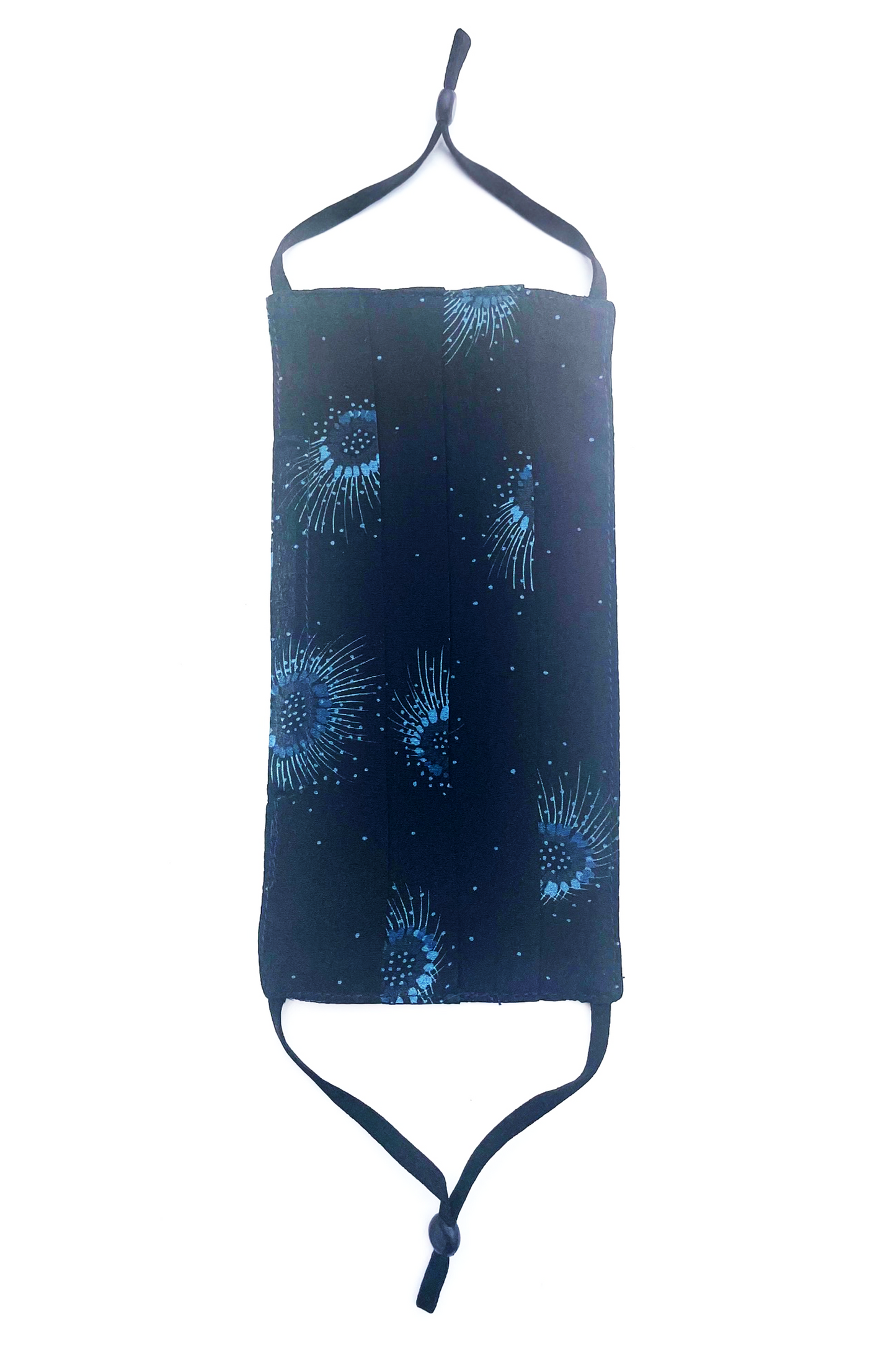 Silk Face Mask in Midnight Medusa Print