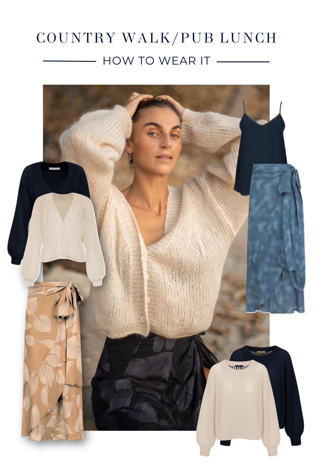 Cropped Cardigan in Clotted Cream