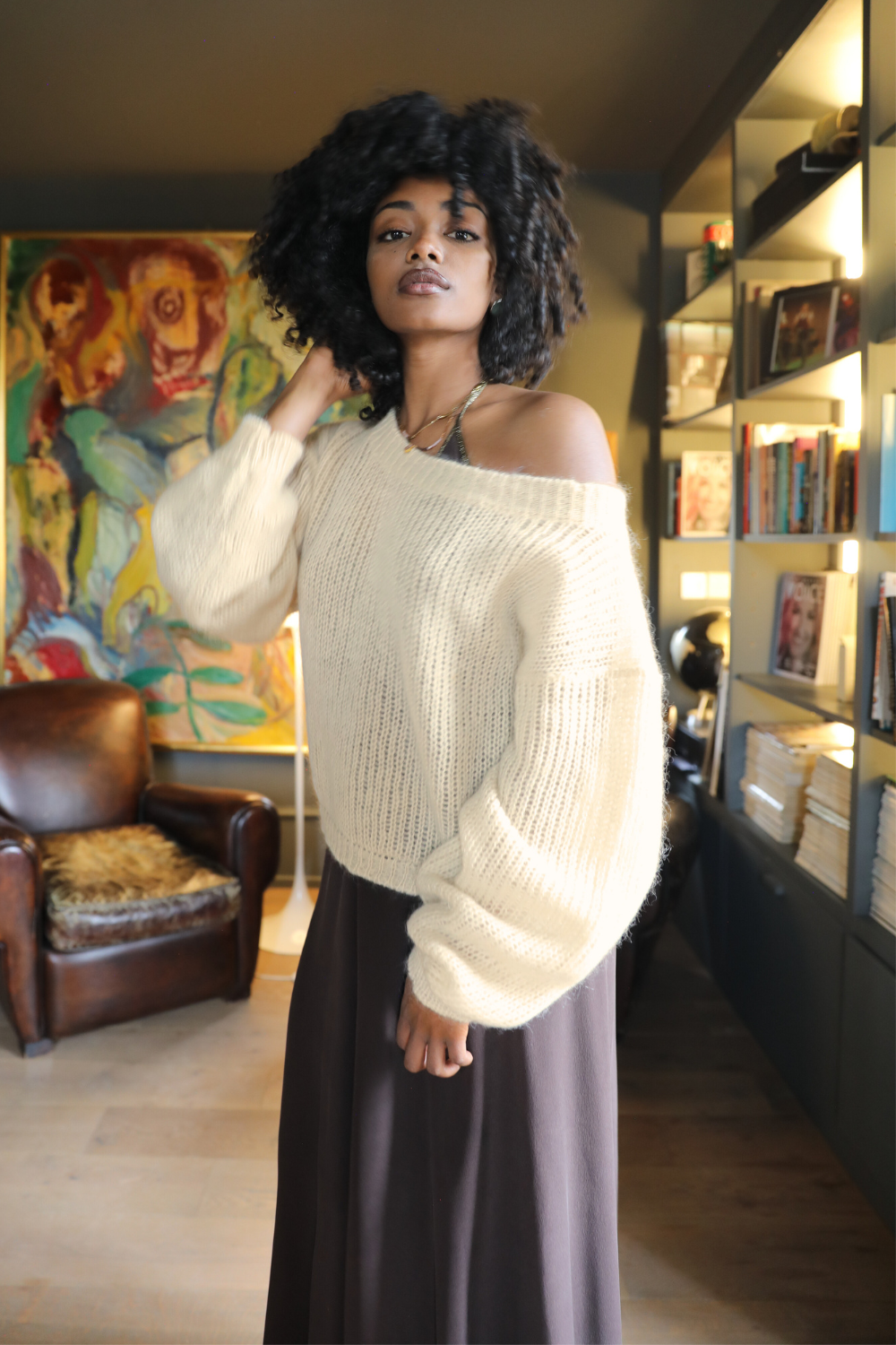 Jumper in Clotted Cream