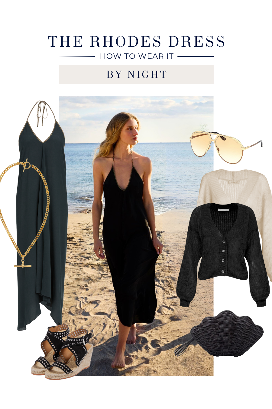 Rhodes Dress in Black