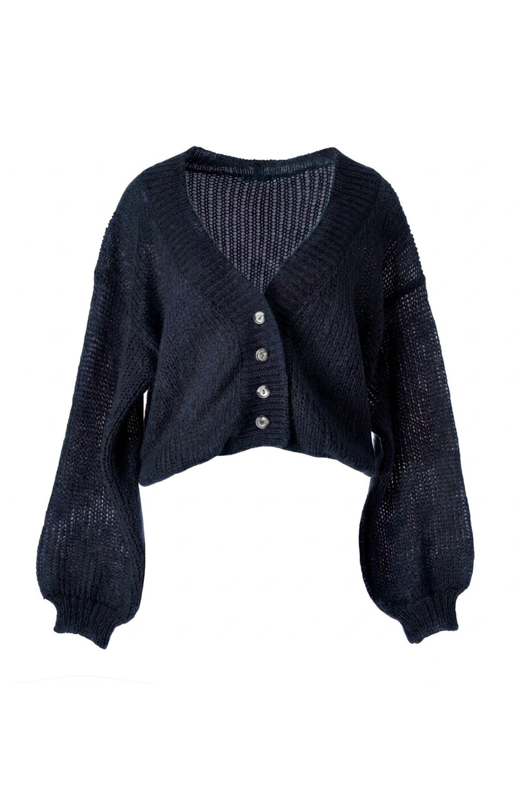 Cropped Cardigan Midnight