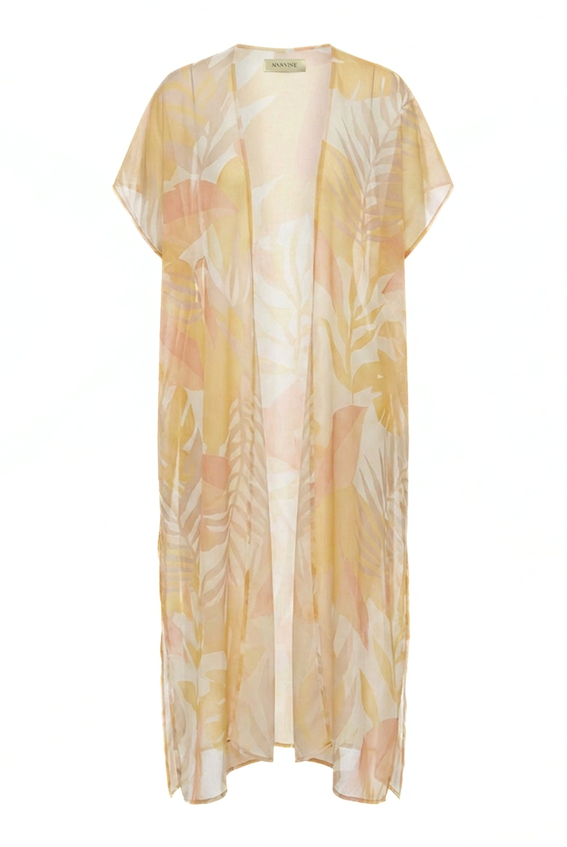 Rhea Kimono in Vintage Blush Tropica Print