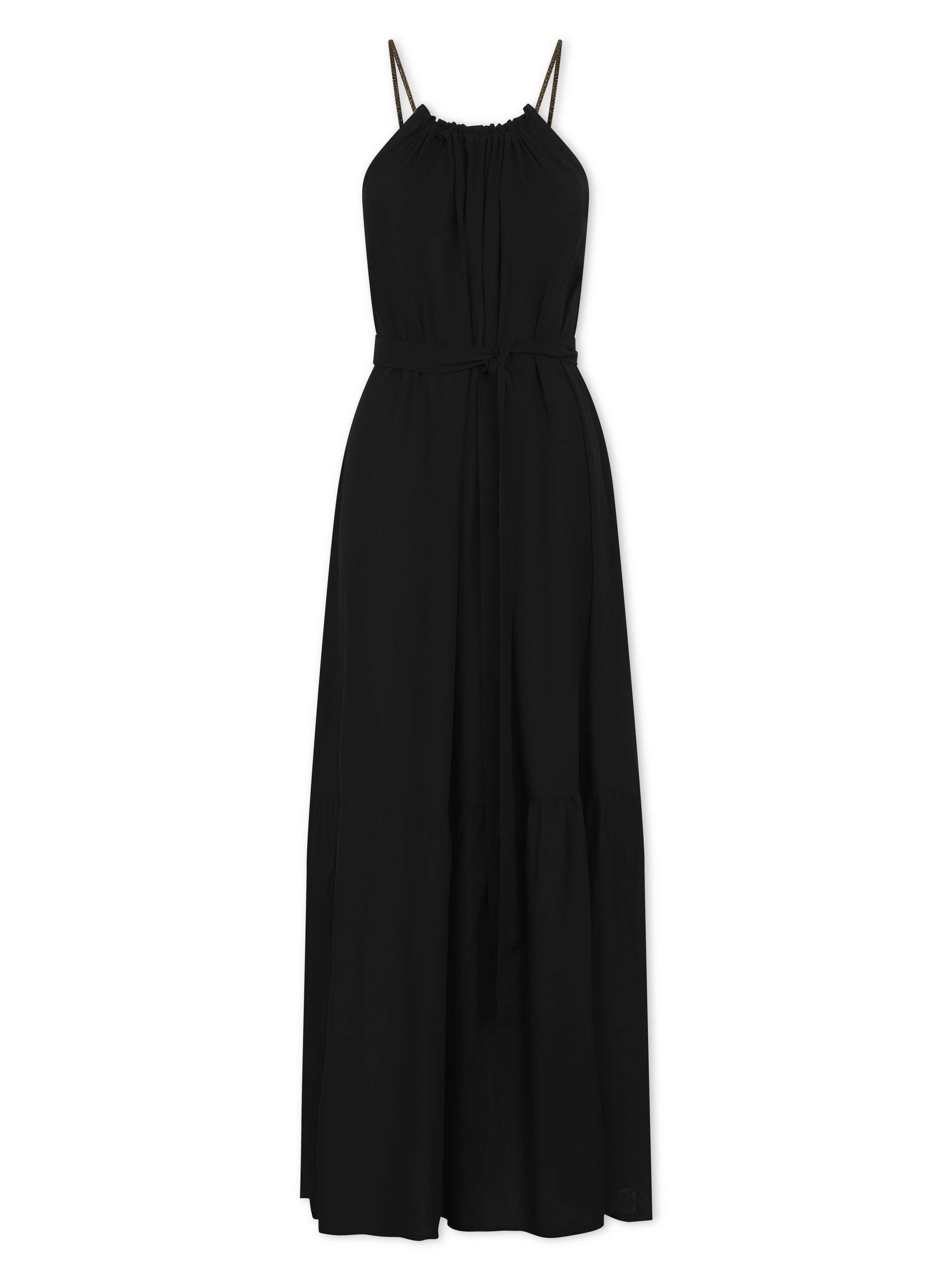 Astrea Dress in Pure Black