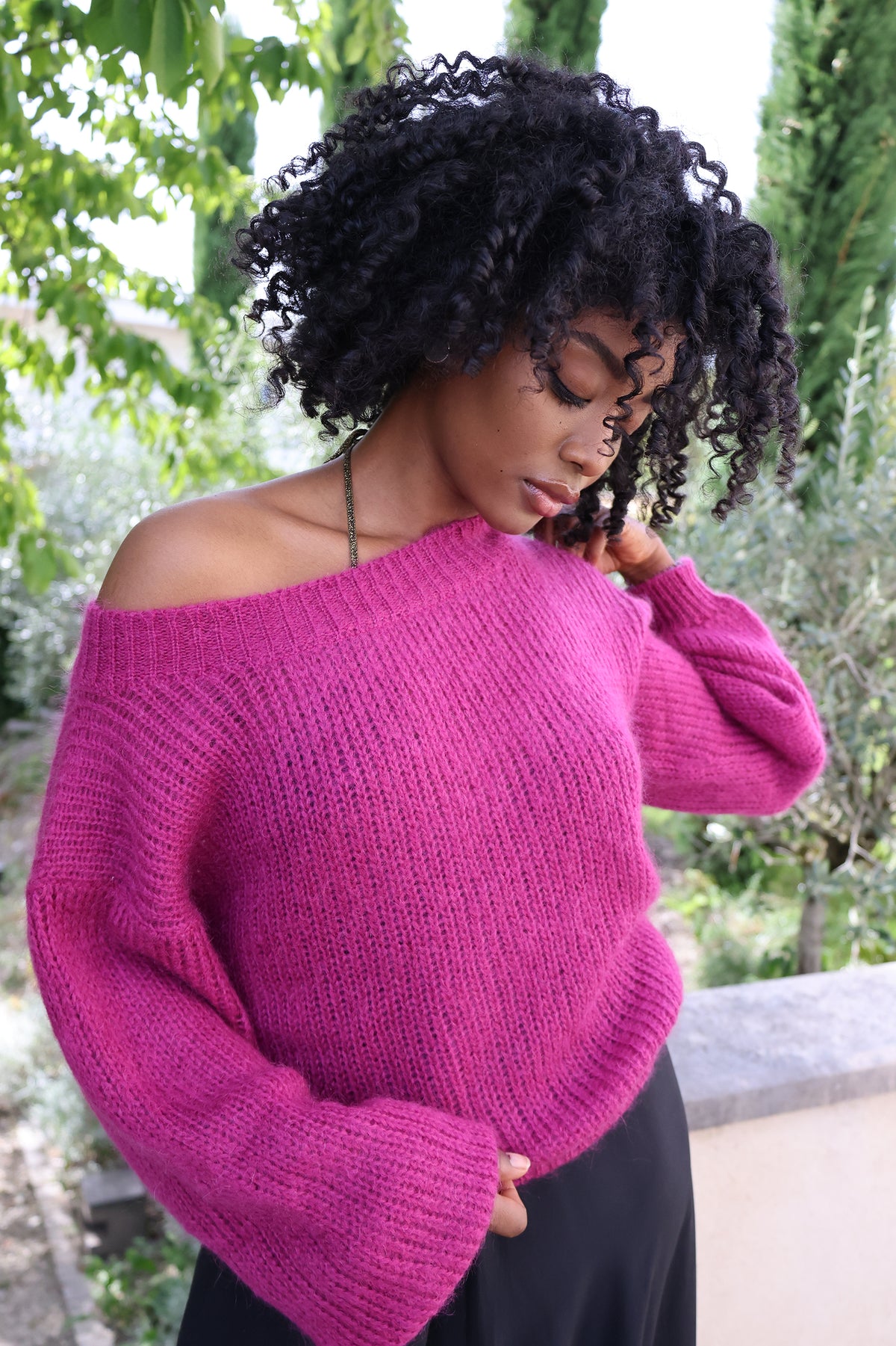 Jumper in Magenta