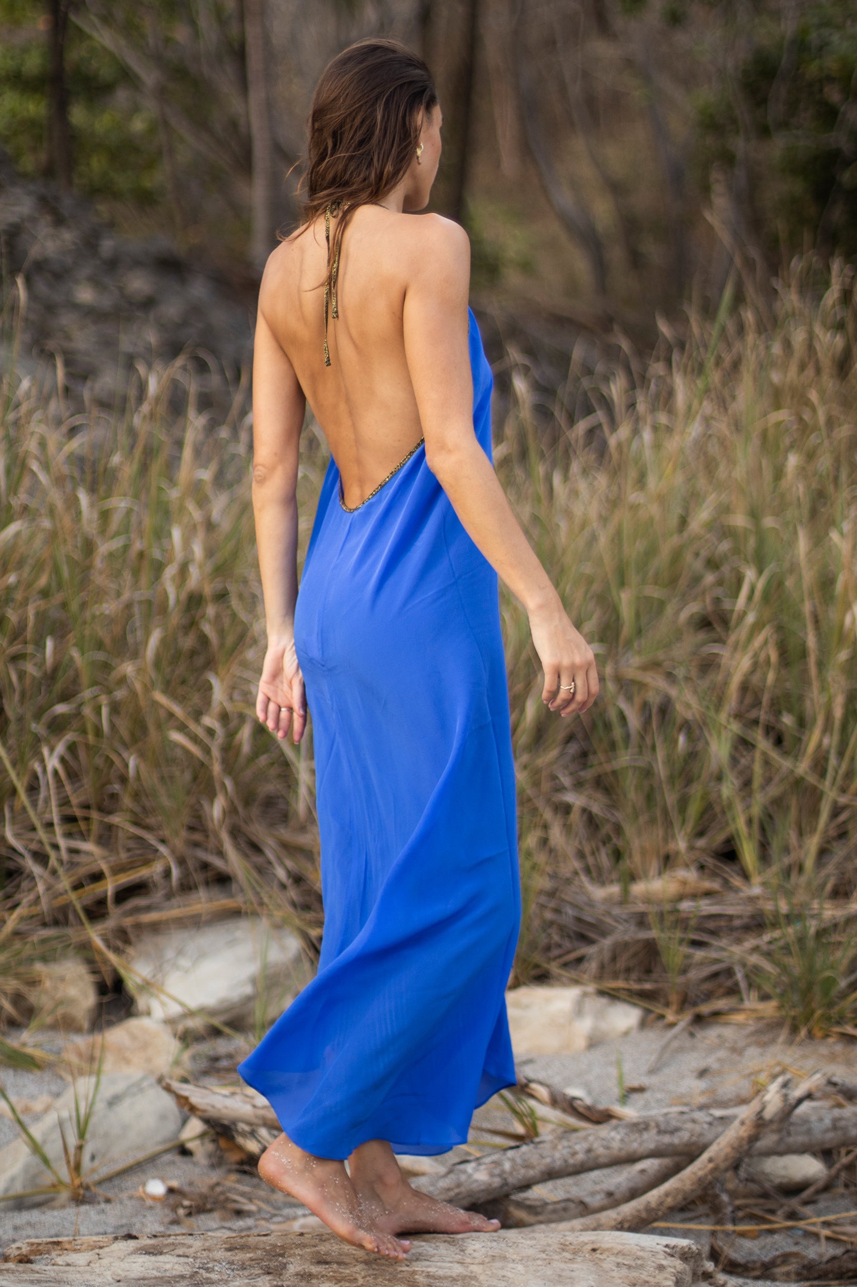 Rhodes Dress in Jaipur Blue
