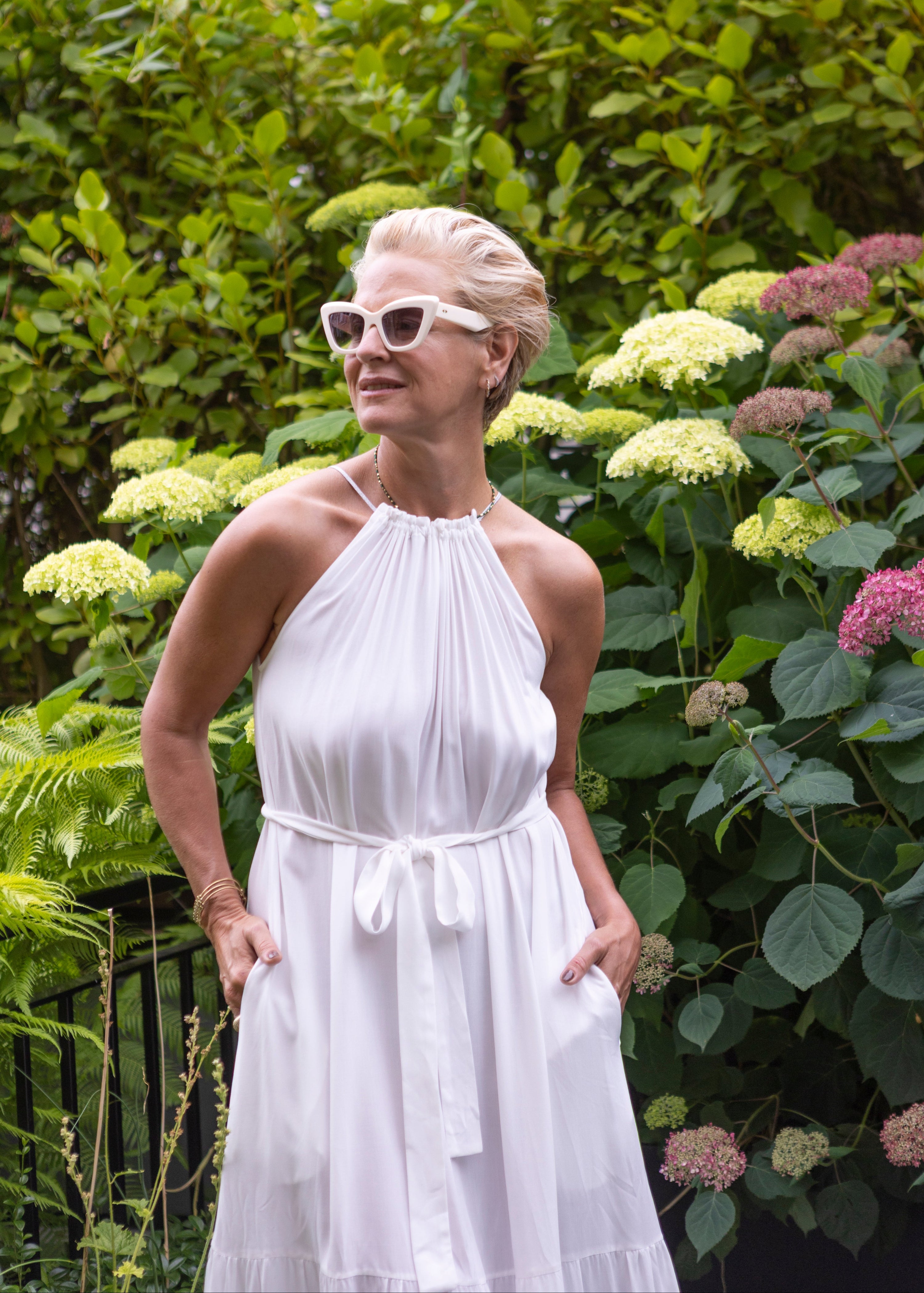 Astrea Dress in Pure White