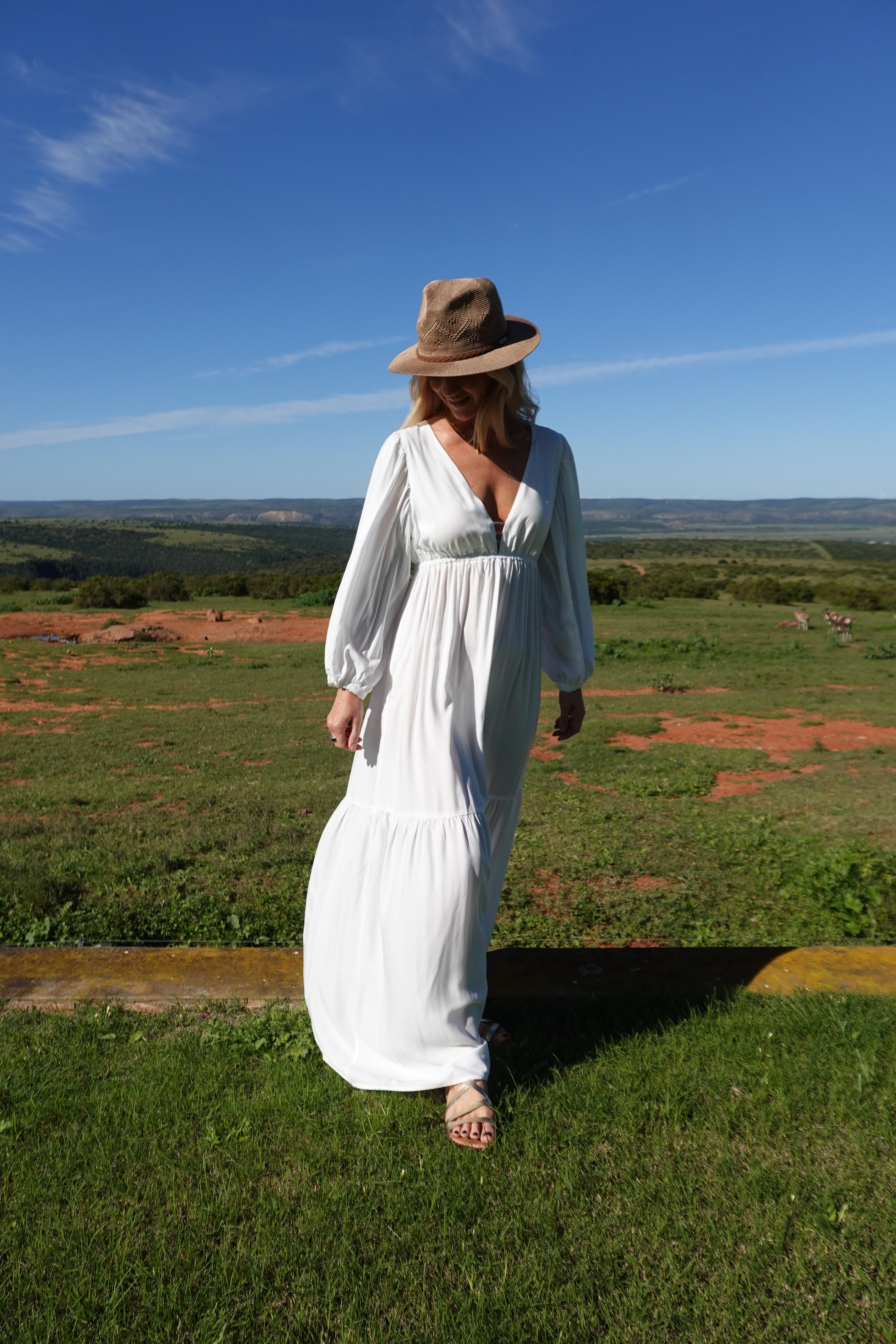 Lyra Dress in White