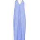 Rhodes Dress in Dusty Sweetpea Balinese Feather Print