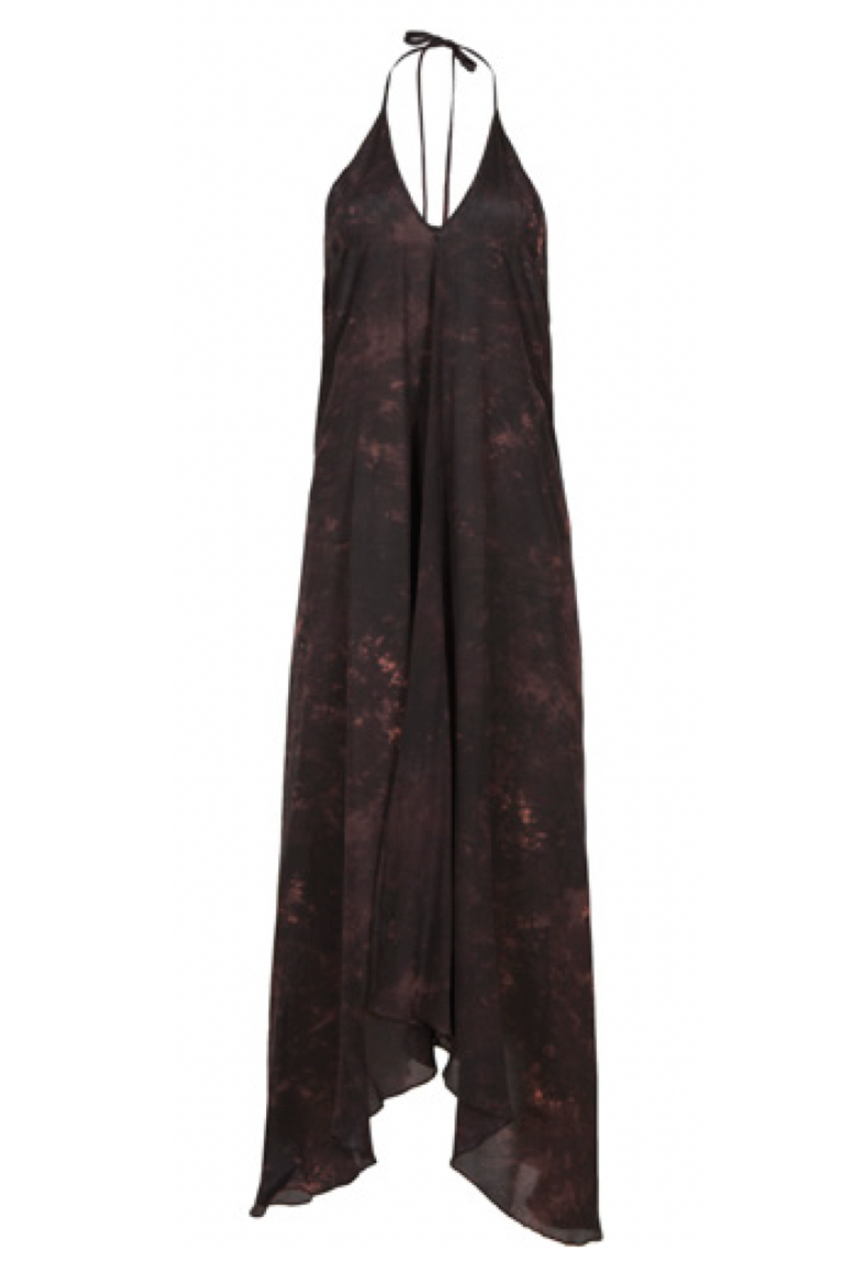 Rhodes Dress Bitter Chocolate Tie Dye