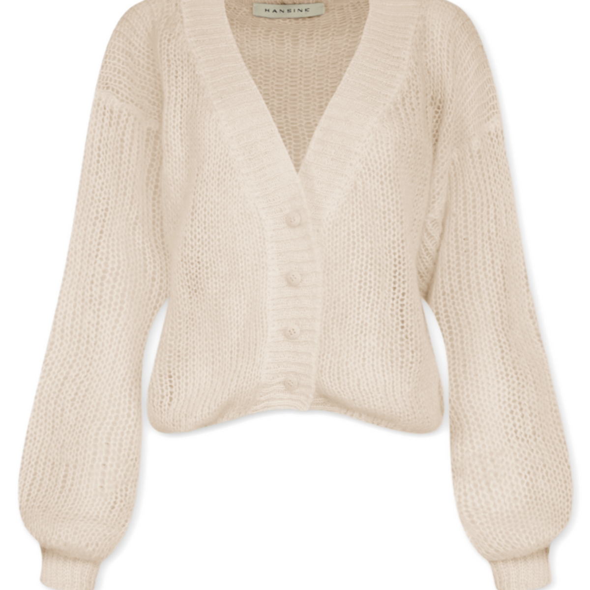 Cropped Cardigan in Clotted Cream
