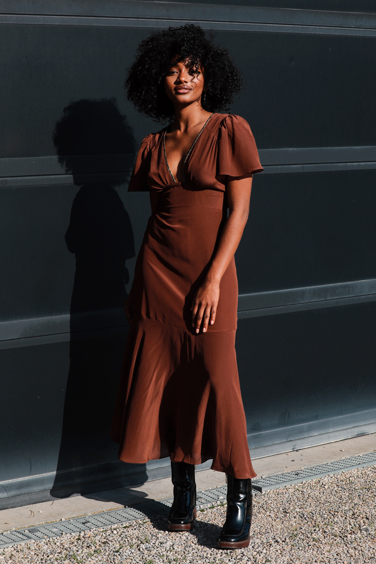Iris Dress Clove