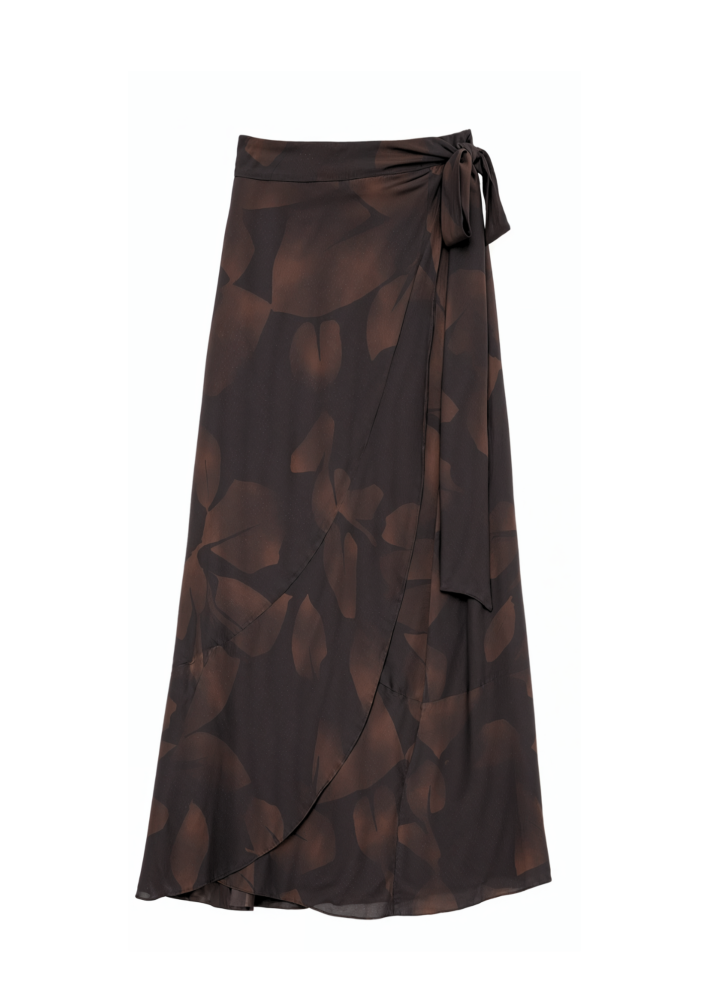 Calypso Skirt in Chocolate Foglia Print