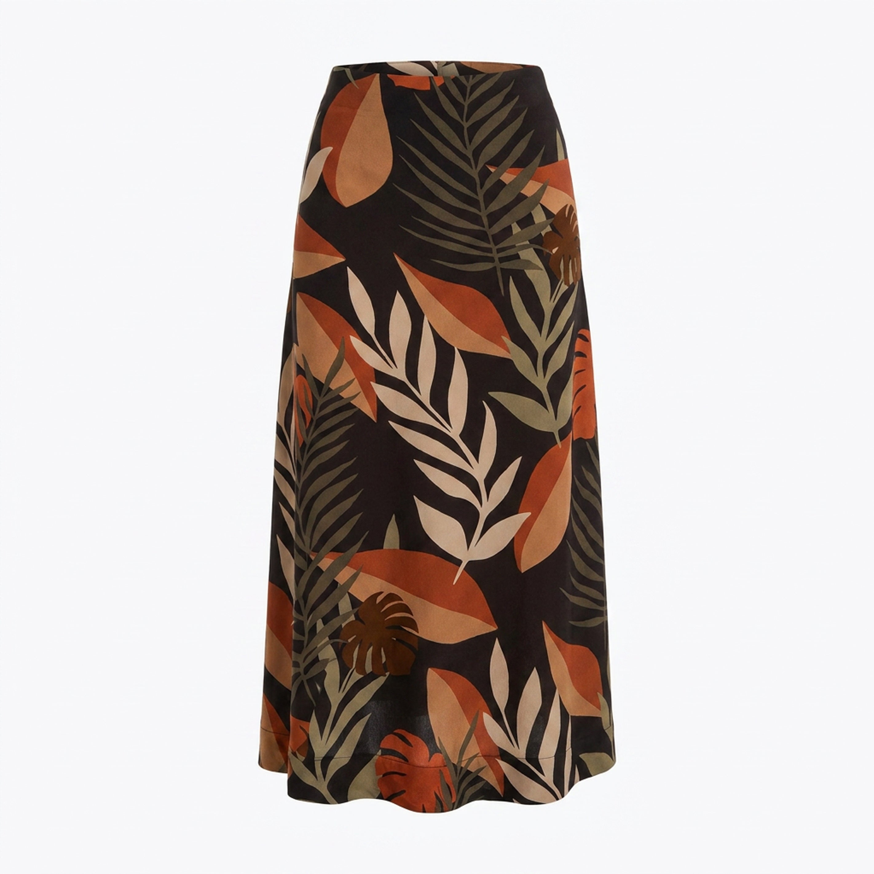 Clio Skirt in Cacao Tropica Print