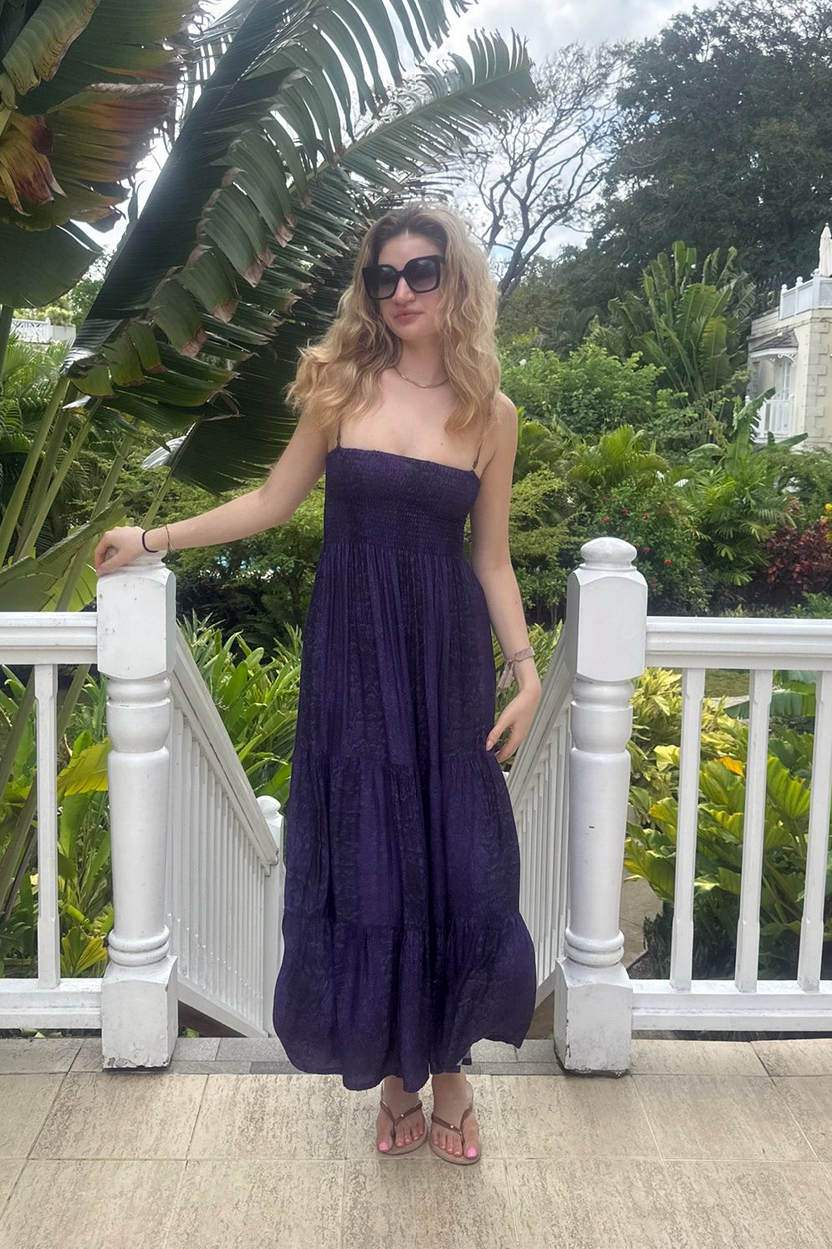 Gaia in Snake Print in Purple