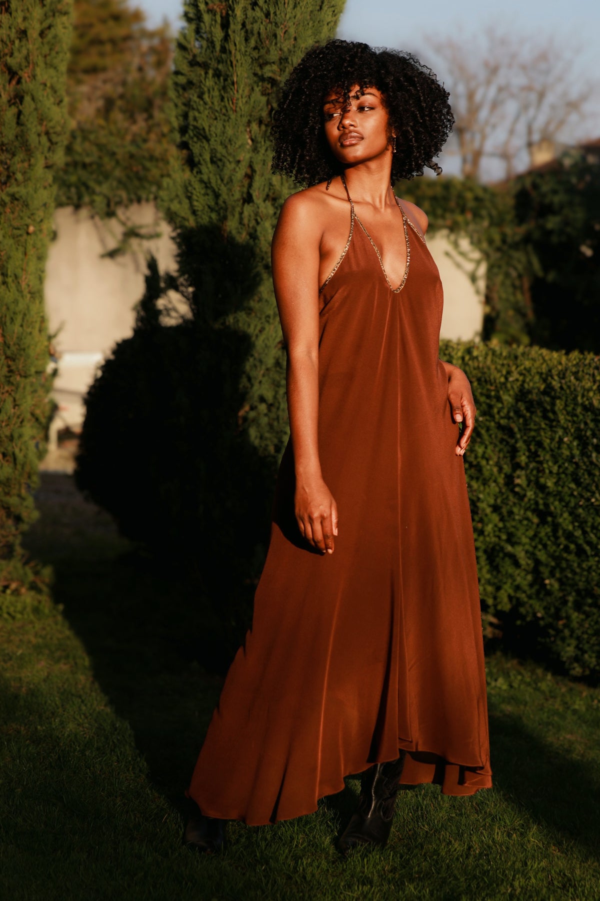 Rhodes Dress Clove