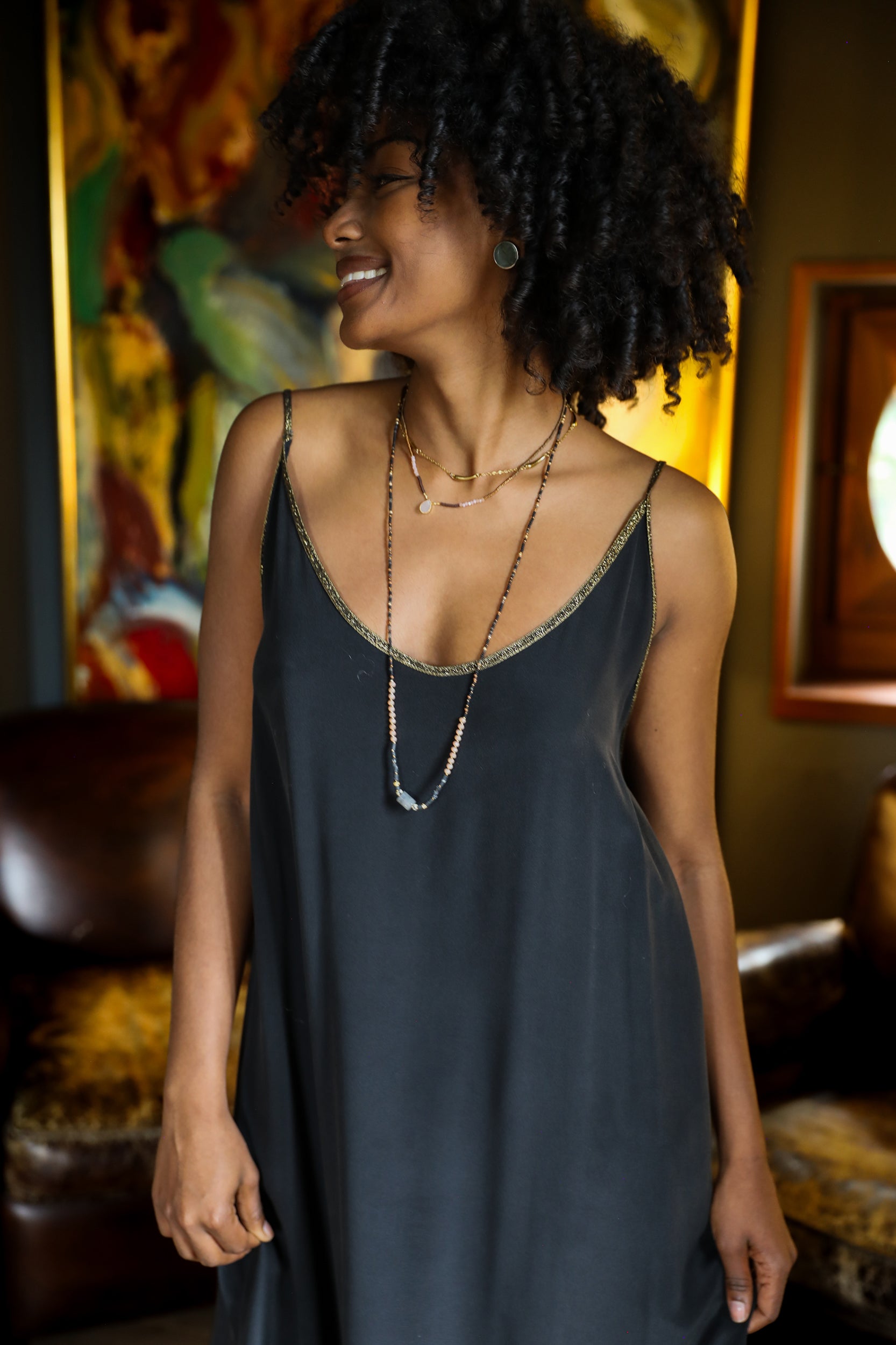 Hestia Dress in Black