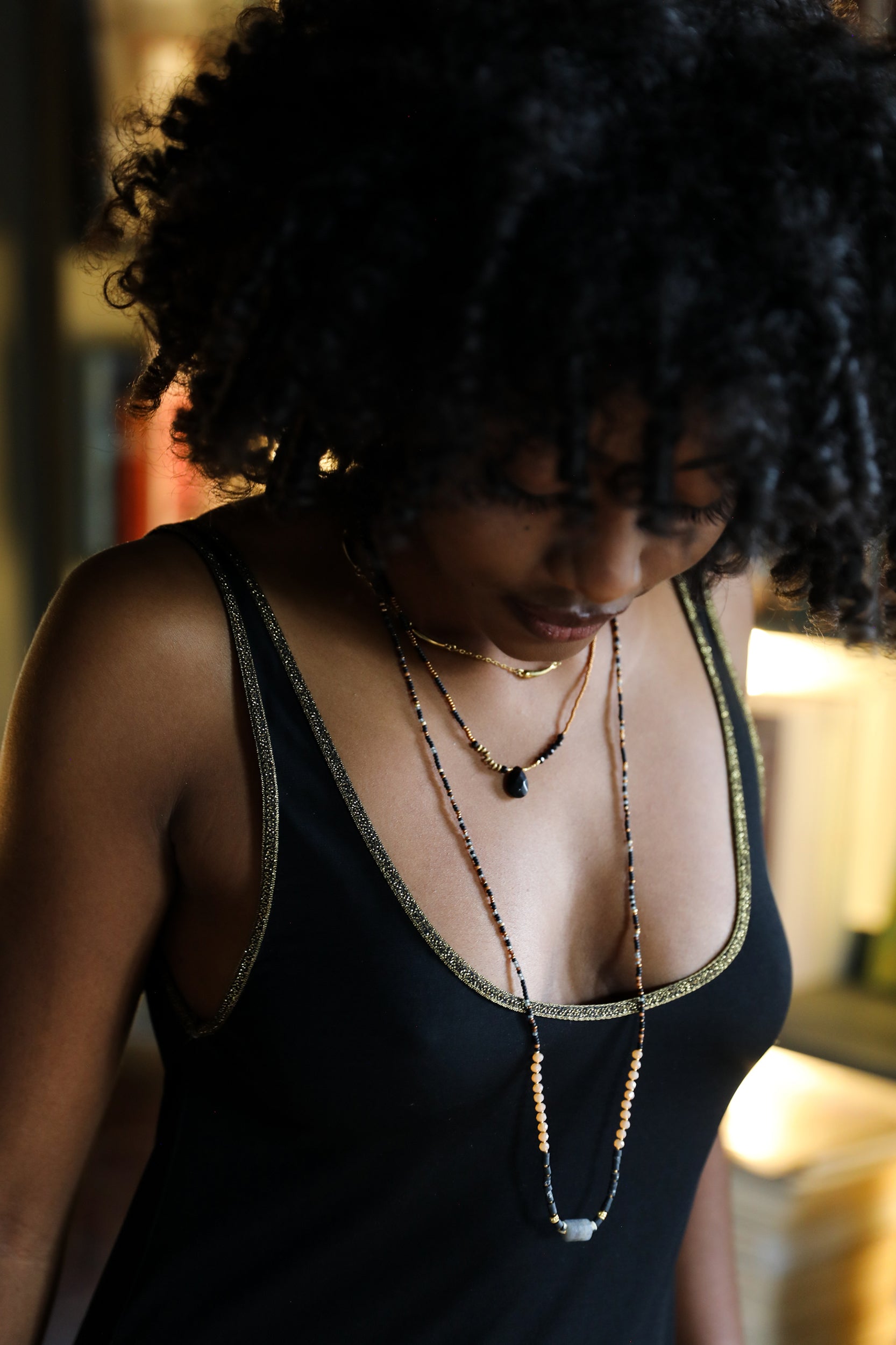 Nyxx Dress in Black Jersey