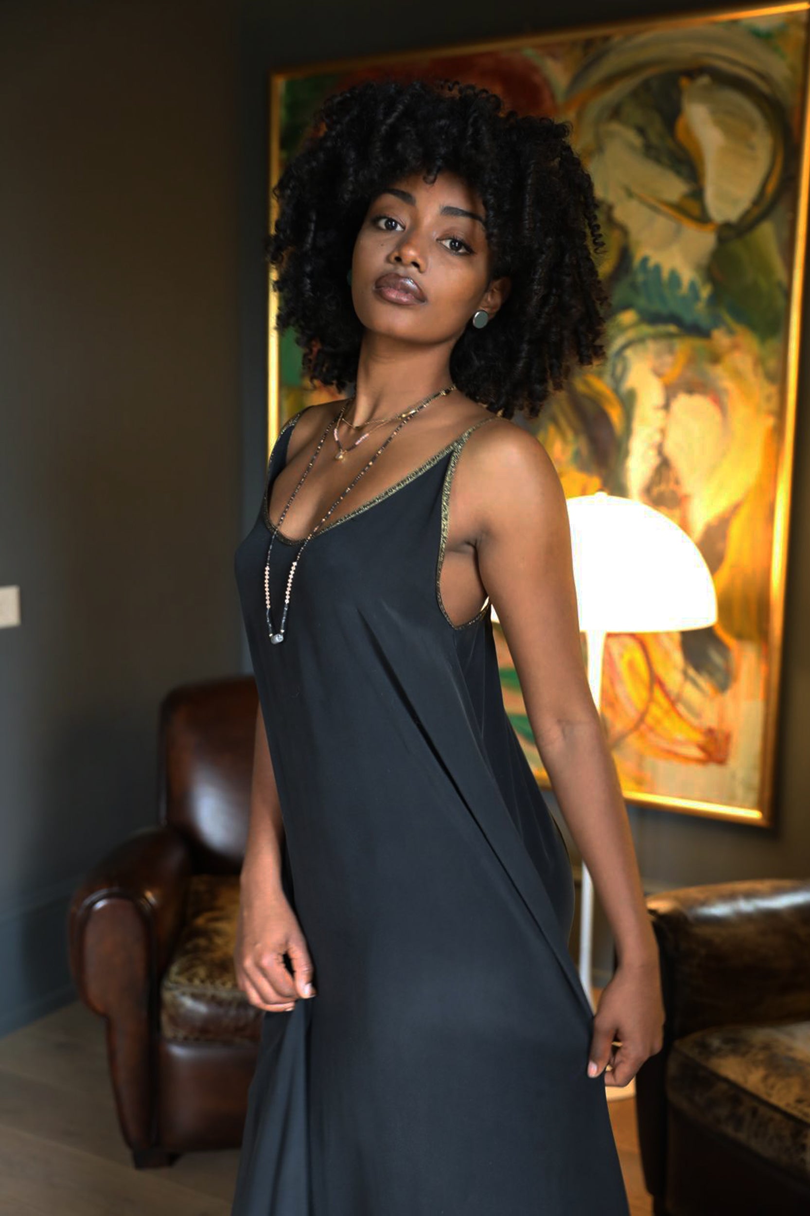 Hestia Dress in Black