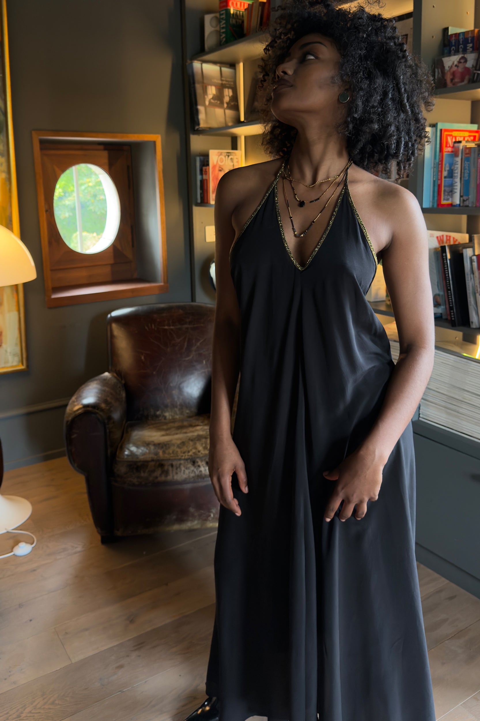 Rhodes Dress in Black