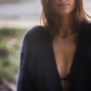 Cropped Cardigan in Midnight