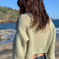 Cropped Cardigan in Sage